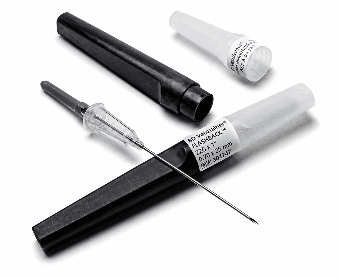 Aguja Convencional Multi Sample 22G x 1", CE, 1000 piezas