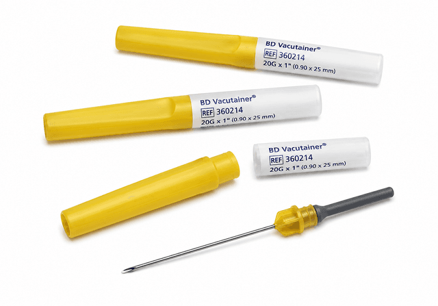 Aguja Convencional Multi Sample 20G x 1", CE, 1000 piezas