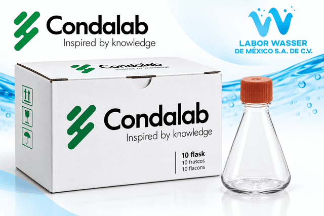 CONDALAB. Fluido K USP Pack of 10 X 100 ML Flask