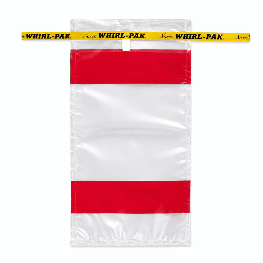 BOLSA NO ESTÉRIL PARA DOSÍMETRO NUCLEAR WHIRL-PAK 15X25.4 CM C/500 PZAS. NASCO