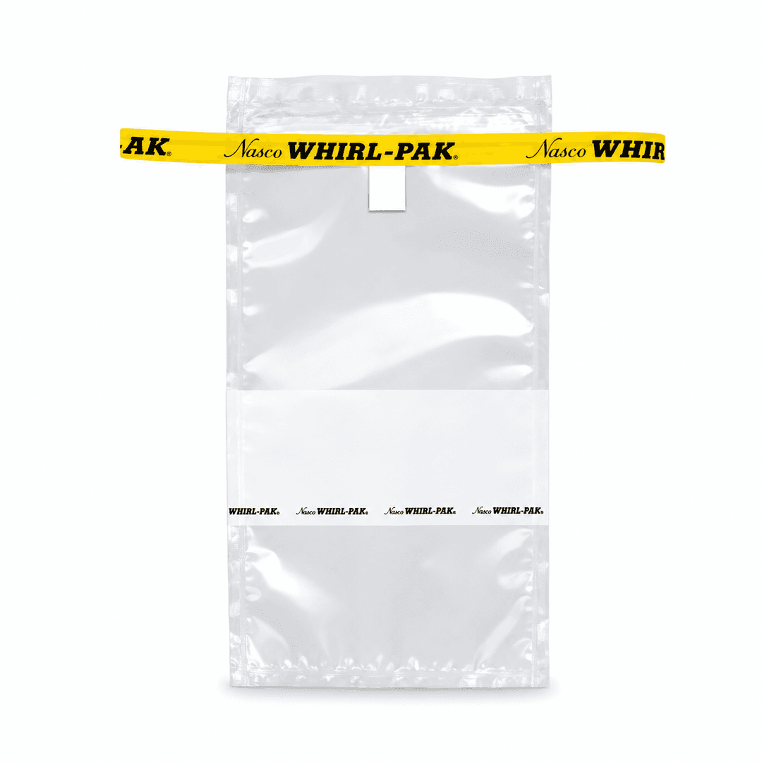BOLSA WHIRL-PAK 13OZ (384ML) 13X19 CM C/AREA P/ESCRITURA C/500 PZAS. NASCO
