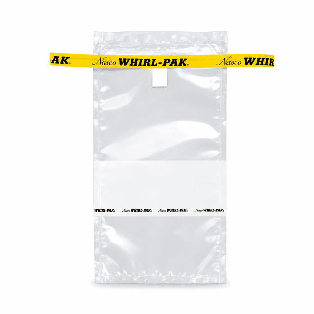 BOLSA WHIRL-PAK 13OZ (384ML) 13X19 CM C/AREA P/ESCRITURA C/500 PZAS. NASCO