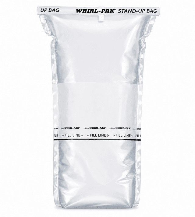 BOLSA USDA WHIRL-PAK 24OZ (710ML) 15X23 CM C/LÍNEA DE LLENADO C/500 PZAS. NASCO