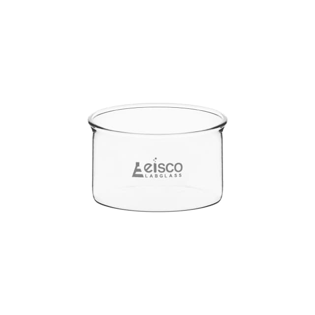 Dish Crystallizing 20ml, outer dia 40mm, height 25mm. Borosilicate glass, flat bottom without spout