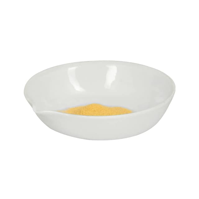 Basin Evaporating, Cap. 35ml, outer dia 65mm, Porcelain, flat form with spout