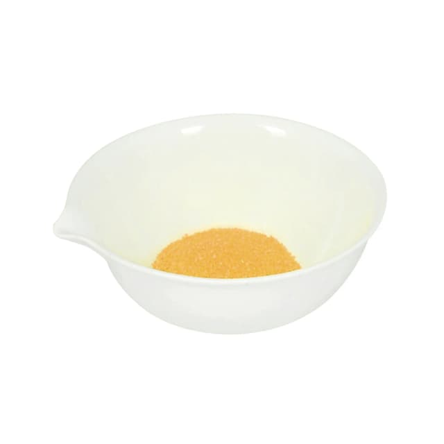 Basin Evaporating, Cap. 150ml, outer dia 100mm, Porcelain, round form with spout