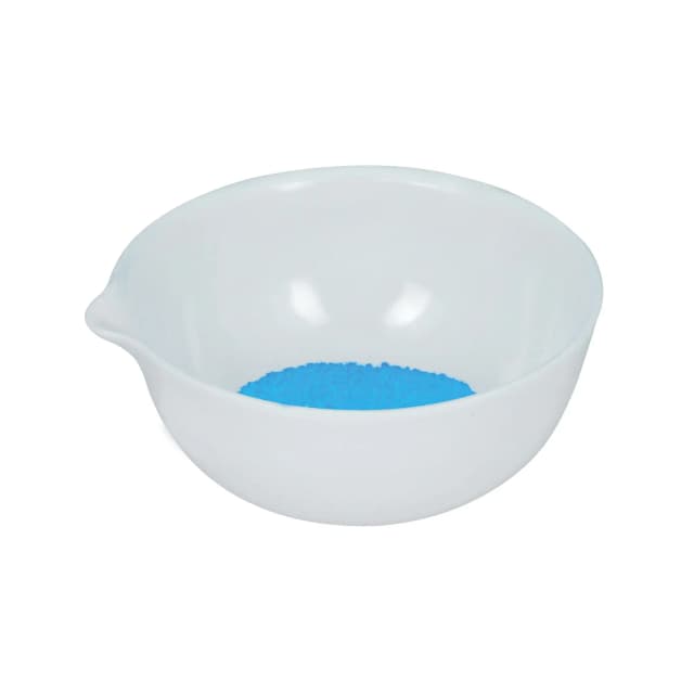 Basin Evaporating, Cap. 40ml, outer dia 60mm, Porcelain, deep form with spout