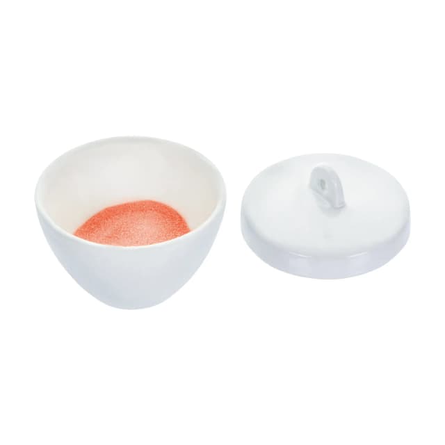 Crucible 8ml., Porcelain, Squat