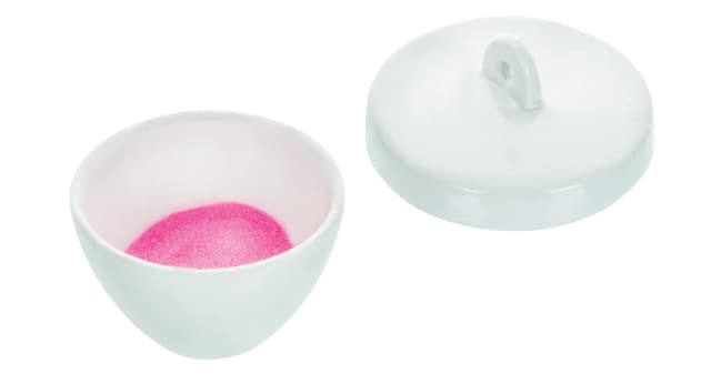 Crucible 17ml., Porcelain, Squat