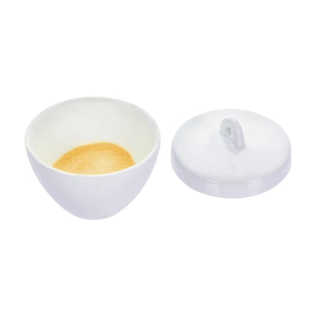 Crucible 50ml., Porcelain, Squat