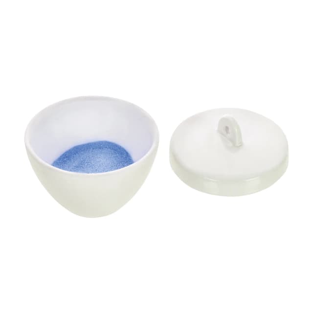 Crucible 100ml., Porcelain, Squat