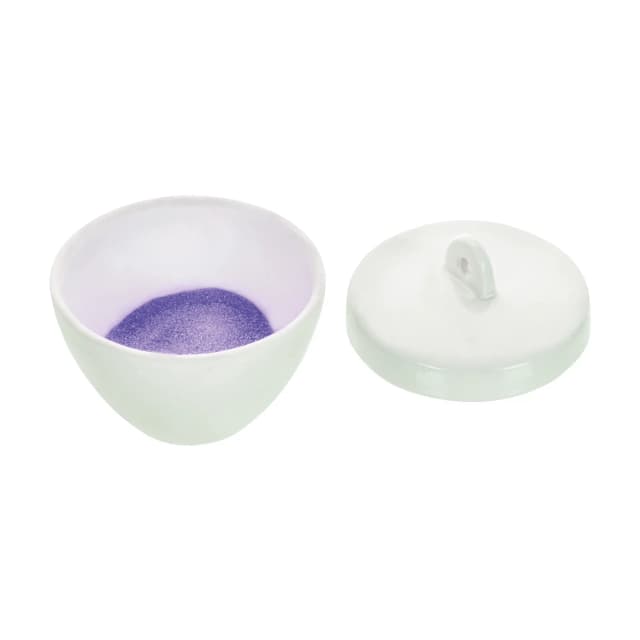 Crucible 150ml., Porcelain, Squat