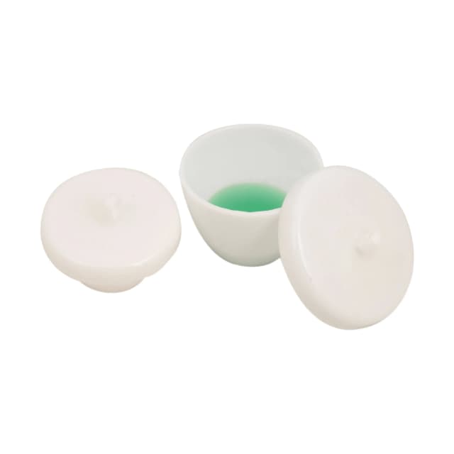 Crucible Silica, Low, 15ml. With Lid
