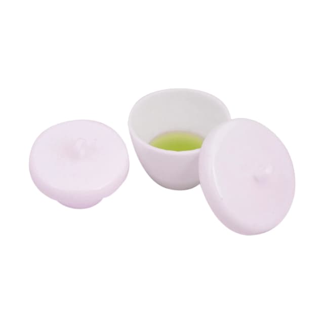 Crucible Silica, Low, 25ml. With Lid