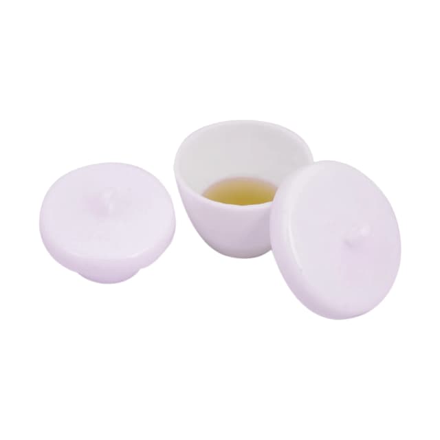 Crucible Silica, Low, 50ml. With lid