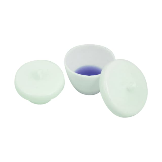 Crucible Silica, Low, 150ml. With lid