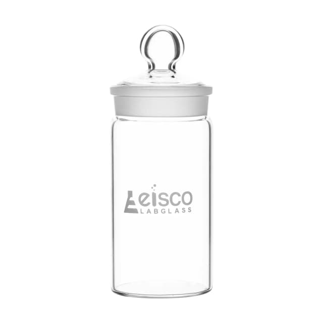 Weighing bottle-Tall form, borosilicate glass with interchangeable ground stopper, cap. 25ml, OD 30mm, height 60mm