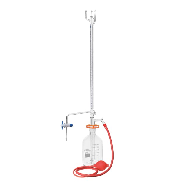 Burettes - Automatic - Glass, capacity 25ml, Sub. Div. 0.10ml Tolerance ± 0.05ml, class 'A'
