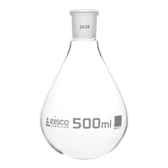 Flask Evaporating, cap. 500ml., socket size 24/29