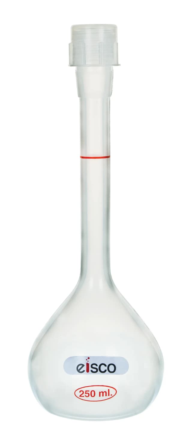 Flask Volumetric Plastic, cap. 100ml