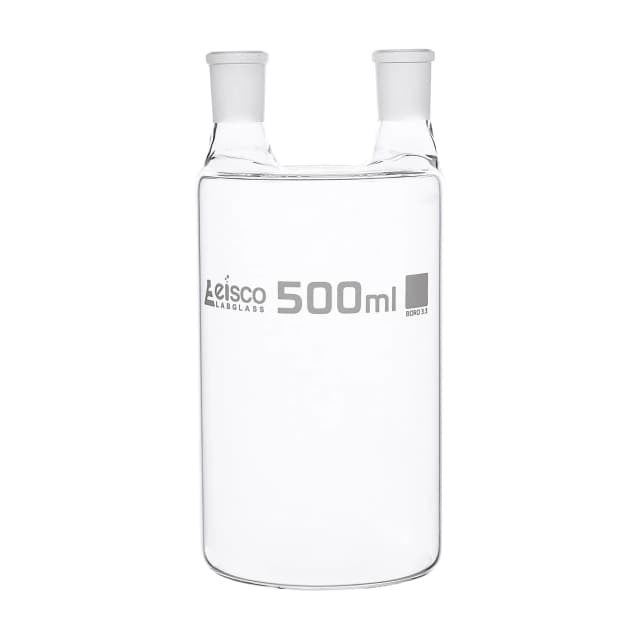 Gas wash bottle Woulff 500ml, borosilicate glass with two necks