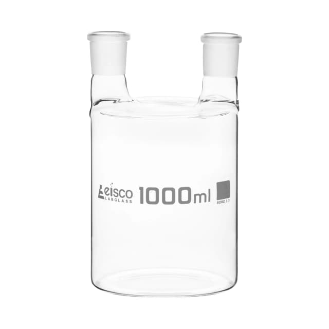 Gas wash bottle Woulff 1000ml, borosilicate glass with two necks