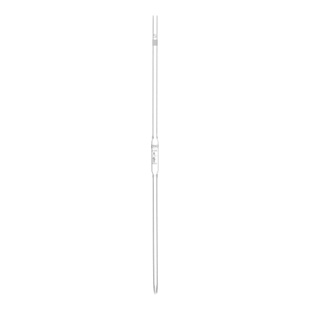 Pipette class 'A' 7ml, Borosilicate glass, White Printing bulb form