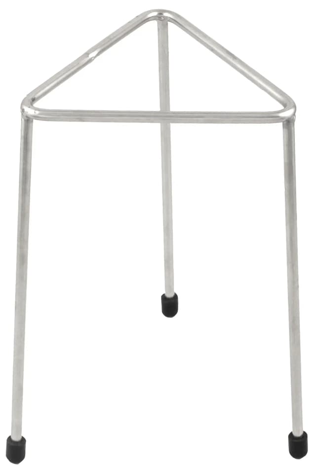 Tripod Stand - Triangular, Stainless steel, height 20cm., length of side 12.5cm.