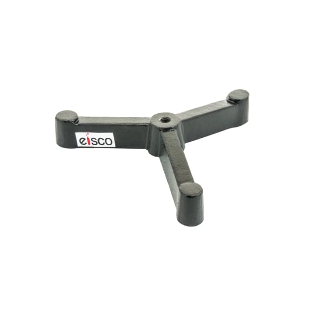 Base Retort Triangular, cast iron base, Medium
