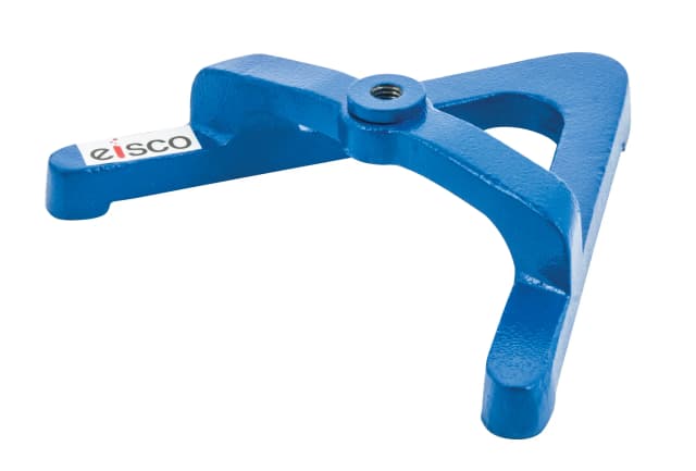 Base Retort Stand 'A' Shape -Nesting Type, weight 0.95kg, side 18cm.