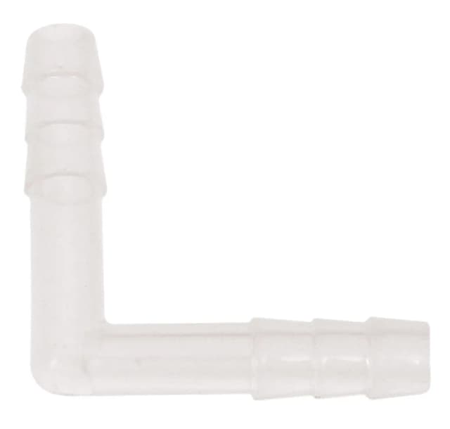 Tubing Connector - L Shaped, 8mm, Polypropylene