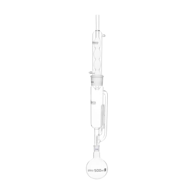 Soxhlet Extraction Apparatus, cap. 100ml, Flask size 250ml.