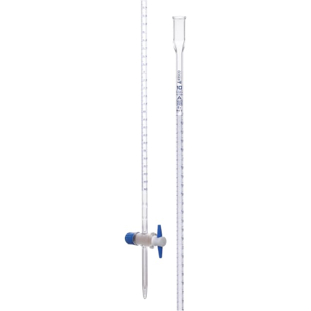 Burettes - Glass, PTFE Key Stopcock, Class A - USP with individual work certificate 100ml