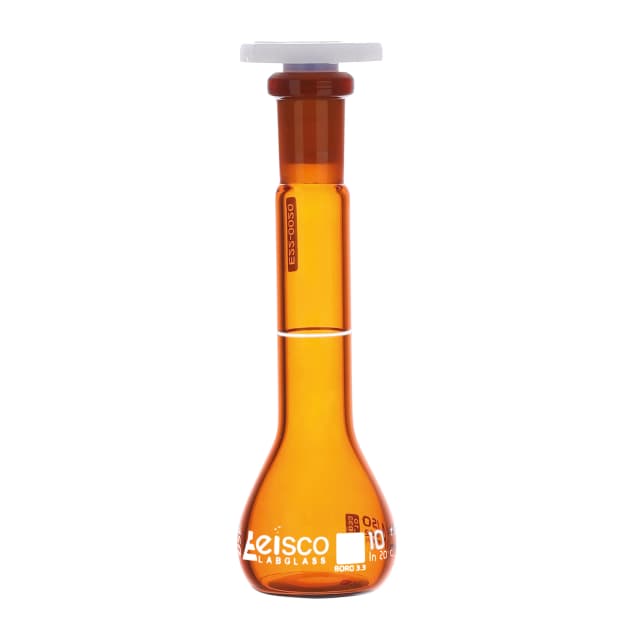 Flasks, Volumetric, Amber Glass, Class A - USP 50ml 12/21