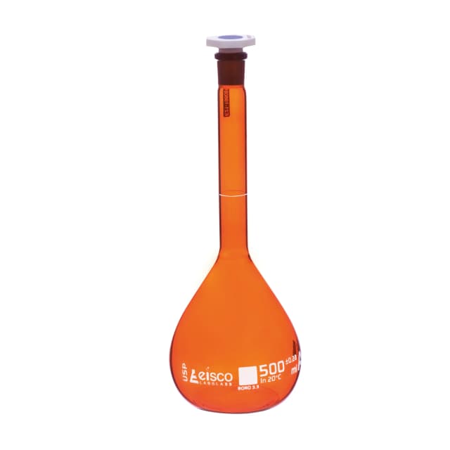 Flasks, Volumetric, Amber Glass, Class A - USP 500ml 19/26