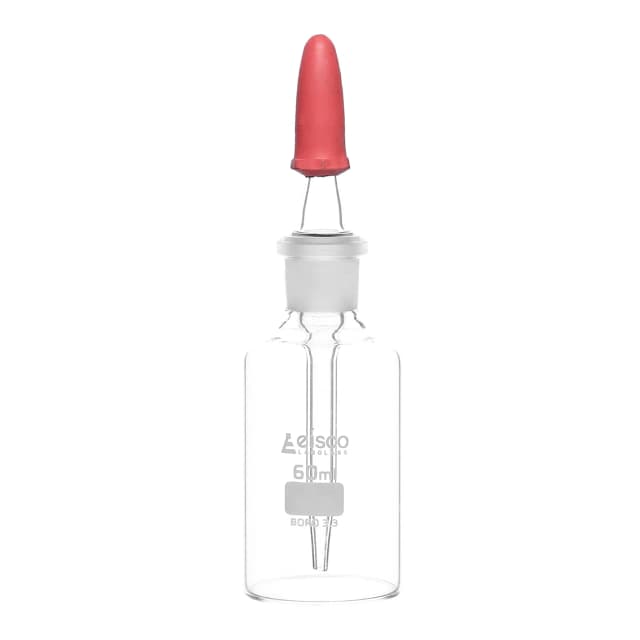 Dropping Bottle with interchangeable glass stopper , clear 60ml 14/23