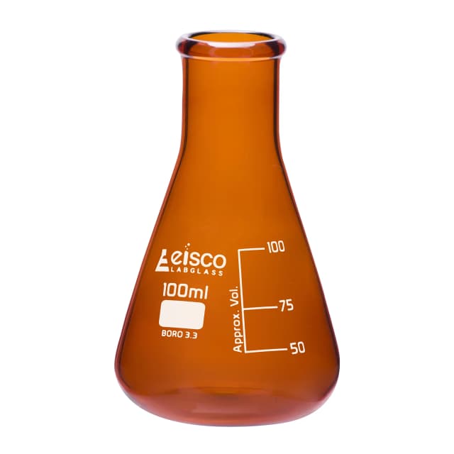Flask conical amber 100ml