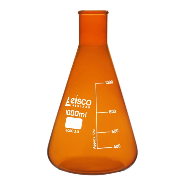 Flask conical amber 1000ml
