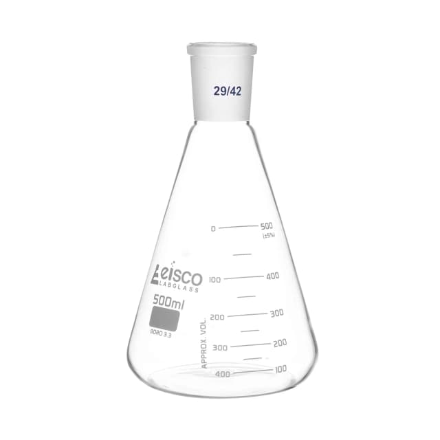 Flasks - Conical Erlenmeyer with Narrow Neck and Interchangeable Joint, ASTM 50ml 29/42