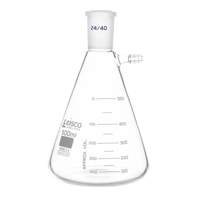 Flasks - Filtering Buchner with Standard Ground Joint,ASTM,Capacity 500ml