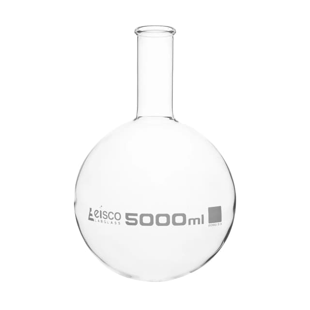 Flask-Boiling Round Bottom Long Neck ASTM 5000ml