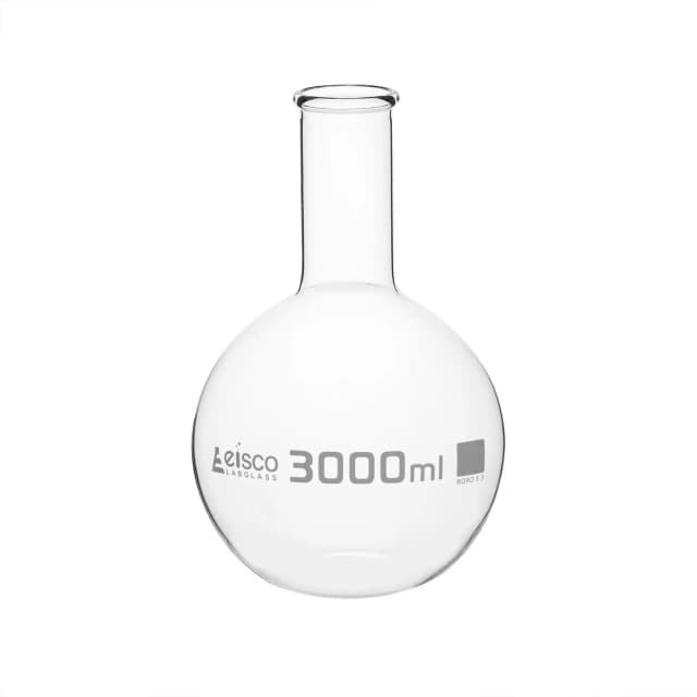 Flasks - Boiling Flat Bottom with Narrow Neck,ASTM,Capacity 3000ml