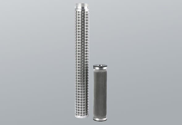 Cartuchos de fieltro de acero inoxidable plisado PSSF