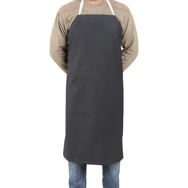 Rubberised Apron-Black Medium
