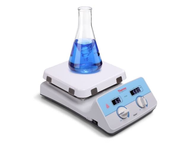 Thermo Scientific™ Agitador de placas de  calentamiento  Cimarec+™, ambiente a 400 °C, cerámica   Dimensions (LxWxH) 7,25 x 7,25 in