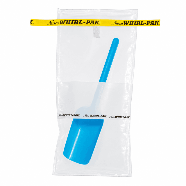 BOLSA WHIRL-PAK 18OZ (532ML) C/CUCHARON DE 60ML ESTERIL 50 PZAS. NASCO