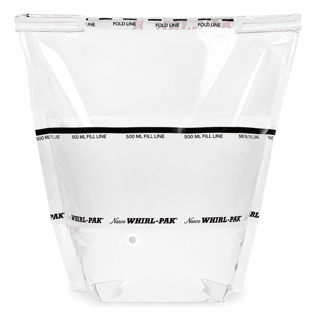 BOLSA WHIRL-PAK 17OZ (500ML) THIO-BAG STAND-UP 15X23CM C/100 PZAS. NASCO