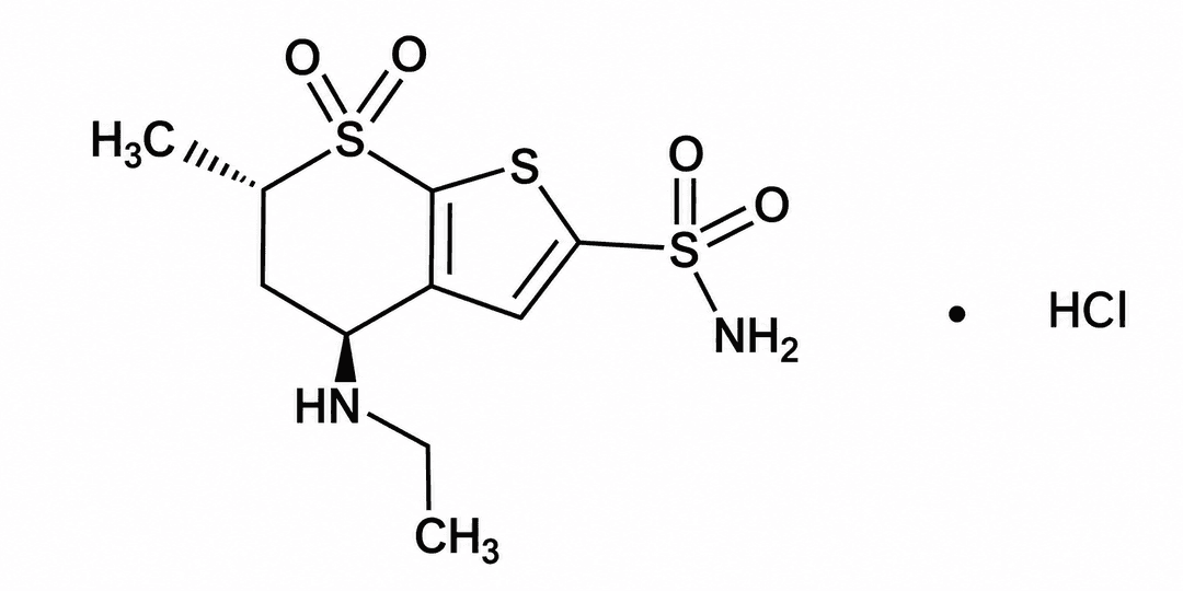 USP  Dorzolamide hydrochloride United States Pharmacopeia (USP) Reference Standard  Vial de 200 mg