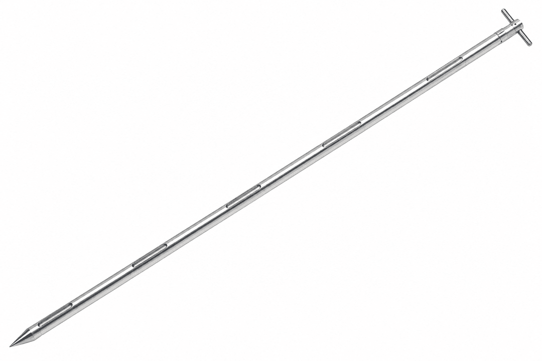 Burkle. Muestreador Multicapa de Aluminio Bürkle de 150 cm | 5 Aperturas, 260 mL | Para Polvos, Granos y Granulados | Cat. 5317-2150
