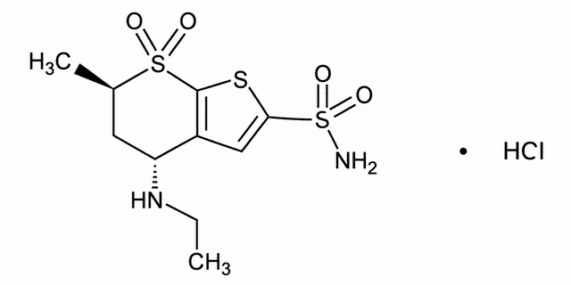 USP Dorzolamide hydrochloride Related Compound A United States Pharmacopeia (USP) Reference Standard Vial de 20 mg